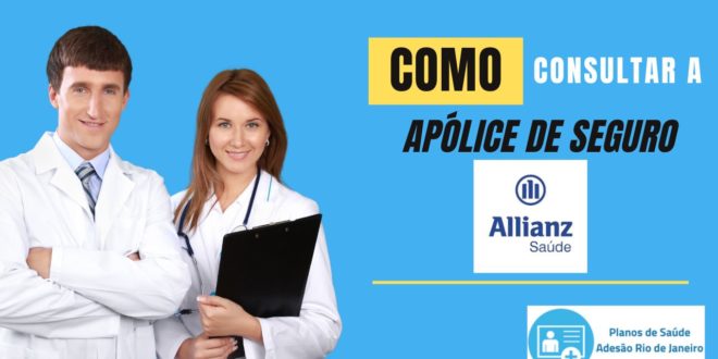 Como consultar apólice de seguro Allianz